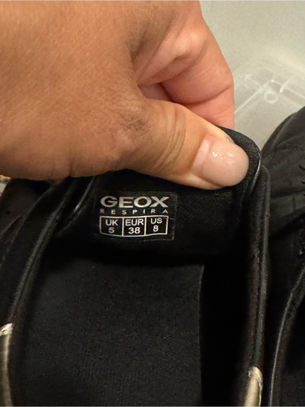 Geox Black Low-Top Sneakers